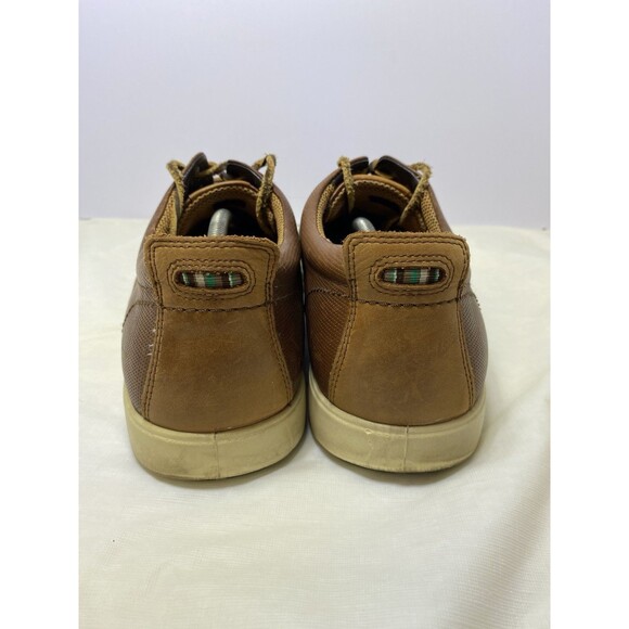 Ecco Brown Leather Casual Lace Up Oxford Sneakers Shoes Men\'s 47  13-13.5 main image 5
